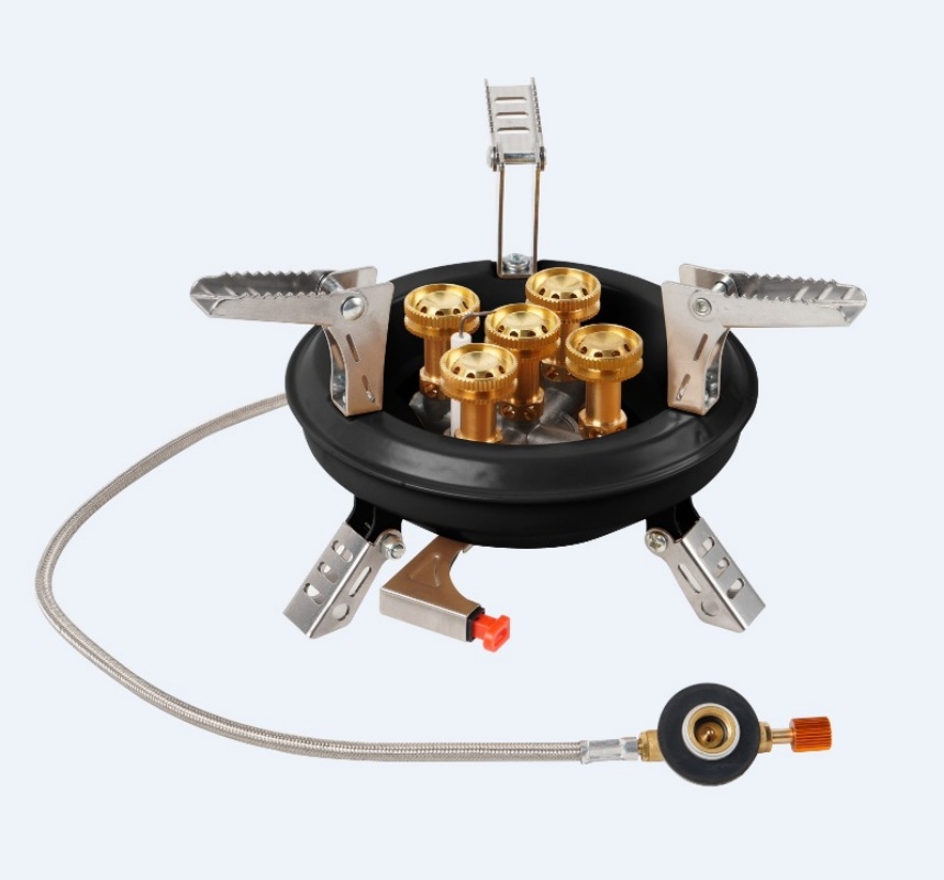 Quality Camping Cooking Set - BRS-201A Taşınabilir Kamp Gaz Sobası 16000W