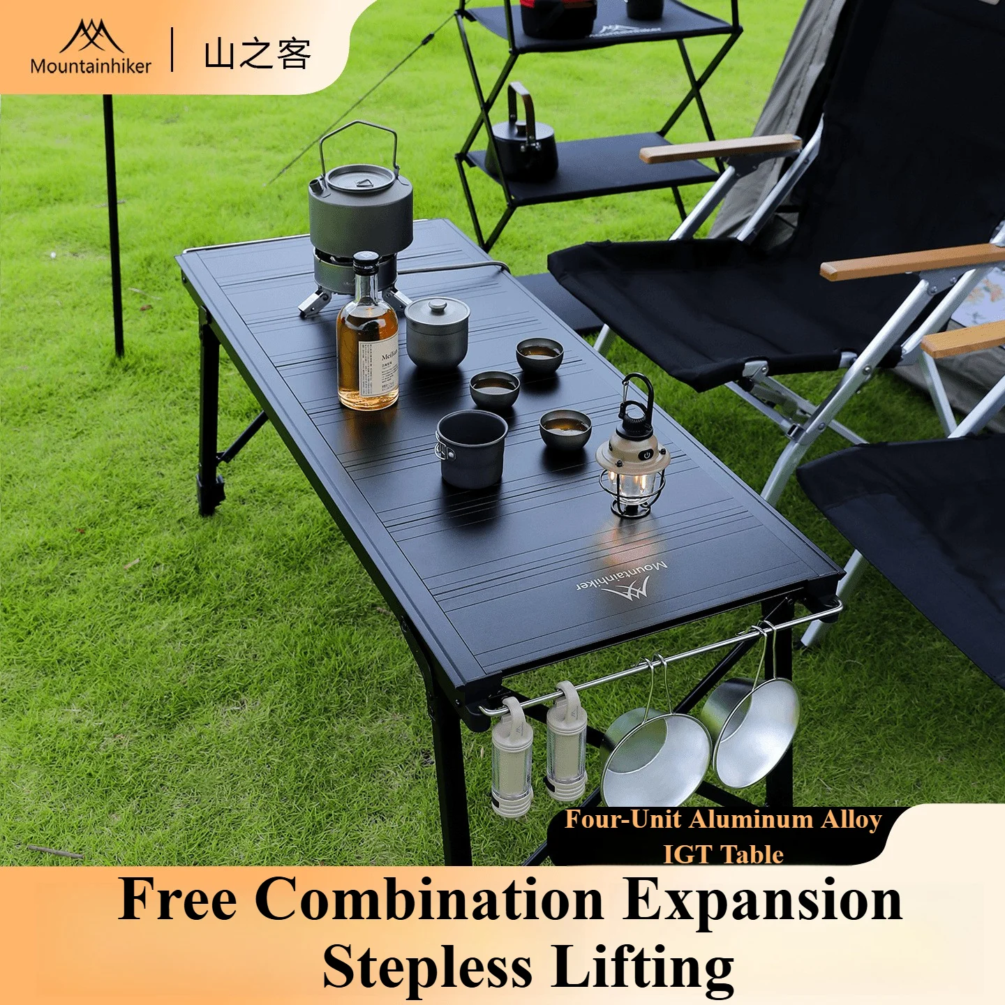 Camping Cooking Table - Mountainhiker Kamp Katlanır Kaldırma Çıkarılabilir Çoklu