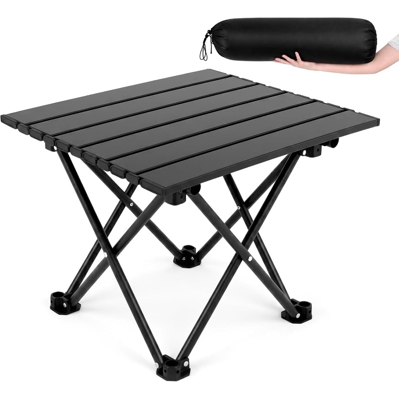 Camping Cooking Table - Taşınabilir Katlanabilir Kamp Masası, Paslanmaz Çelik,