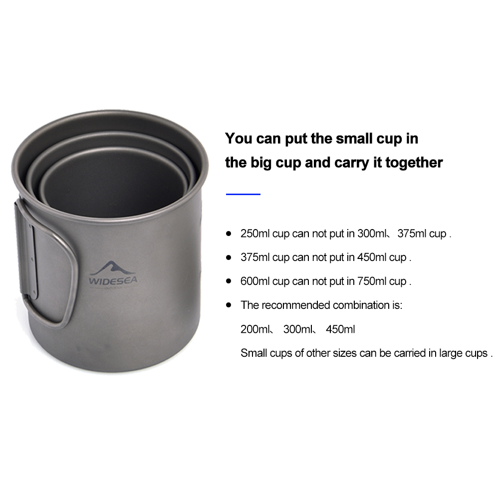Widesea Kamp Kupa Titanyum Bar - Quality Camping Cooking Set incelemesi ve fiyatı