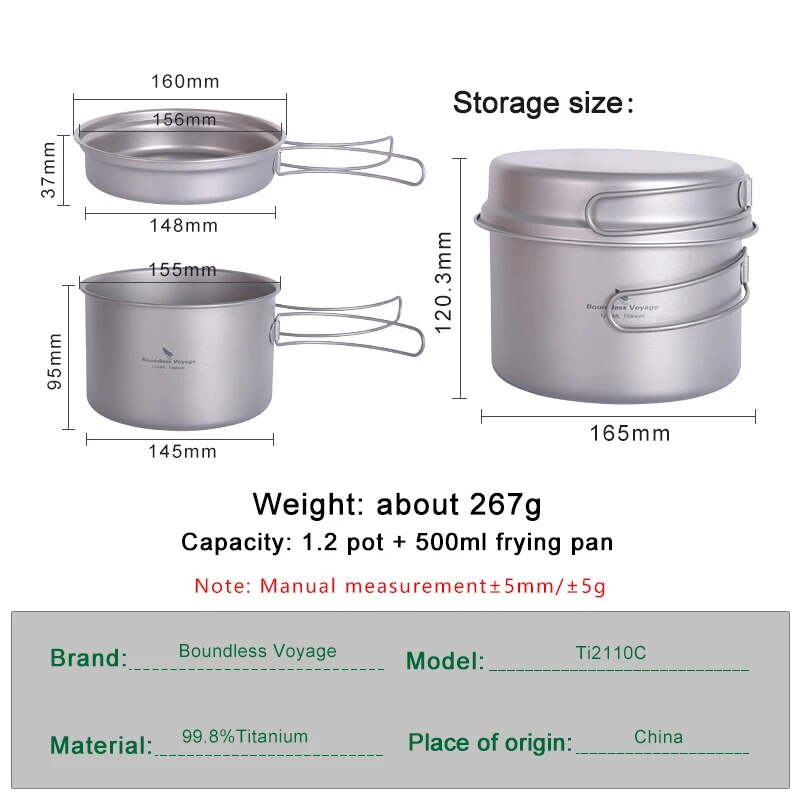 Sınırsız Voyage Titanyum Tence - Quality Camping Cooking Set incelemesi ve fiyatı