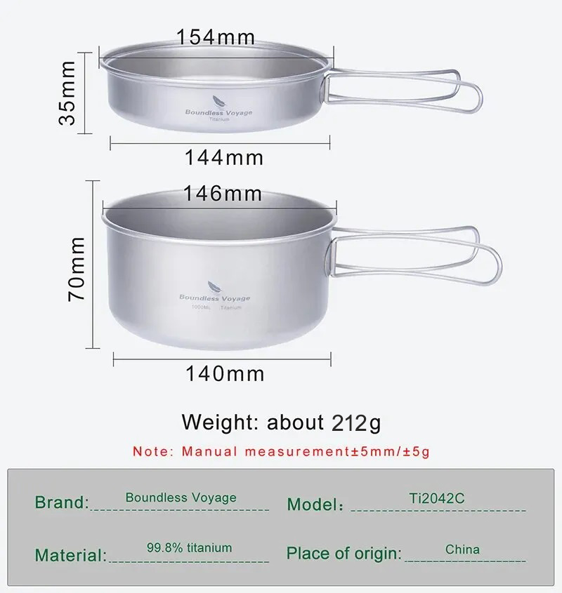 Sınırsız Voyage Titanyum Tence - Quality Camping Cooking Set incelemesi ve fiyatı
