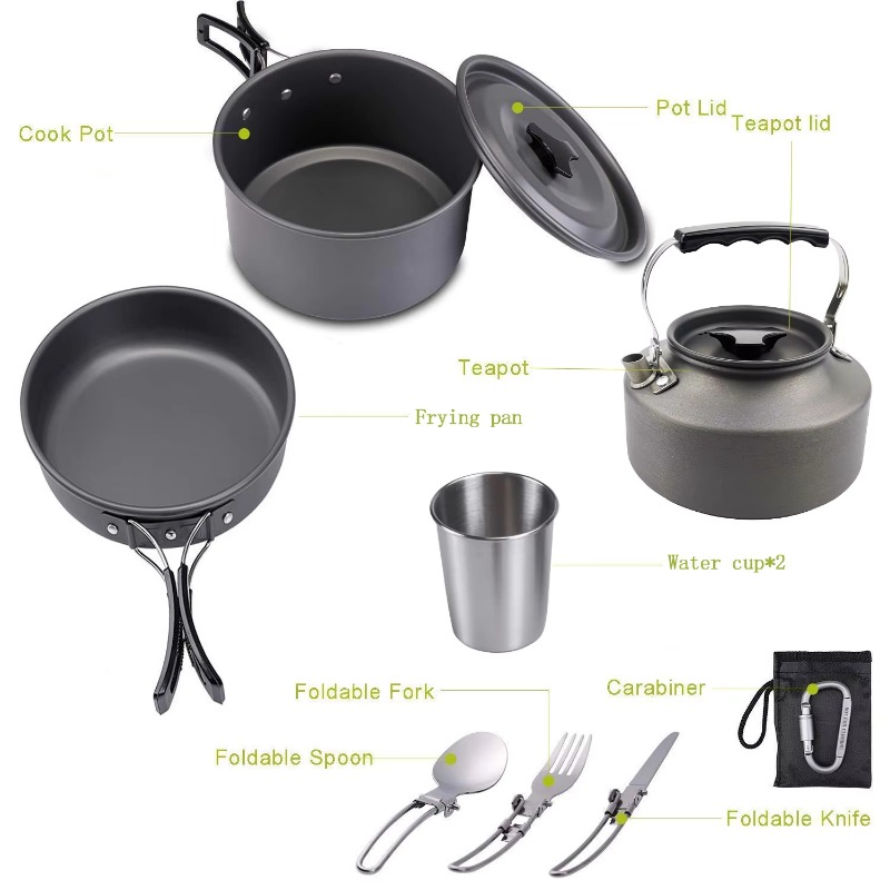 Yüksek Kaliteli Açık Hava Hafi - Quality Camping Cooking Set incelemesi ve fiyatı