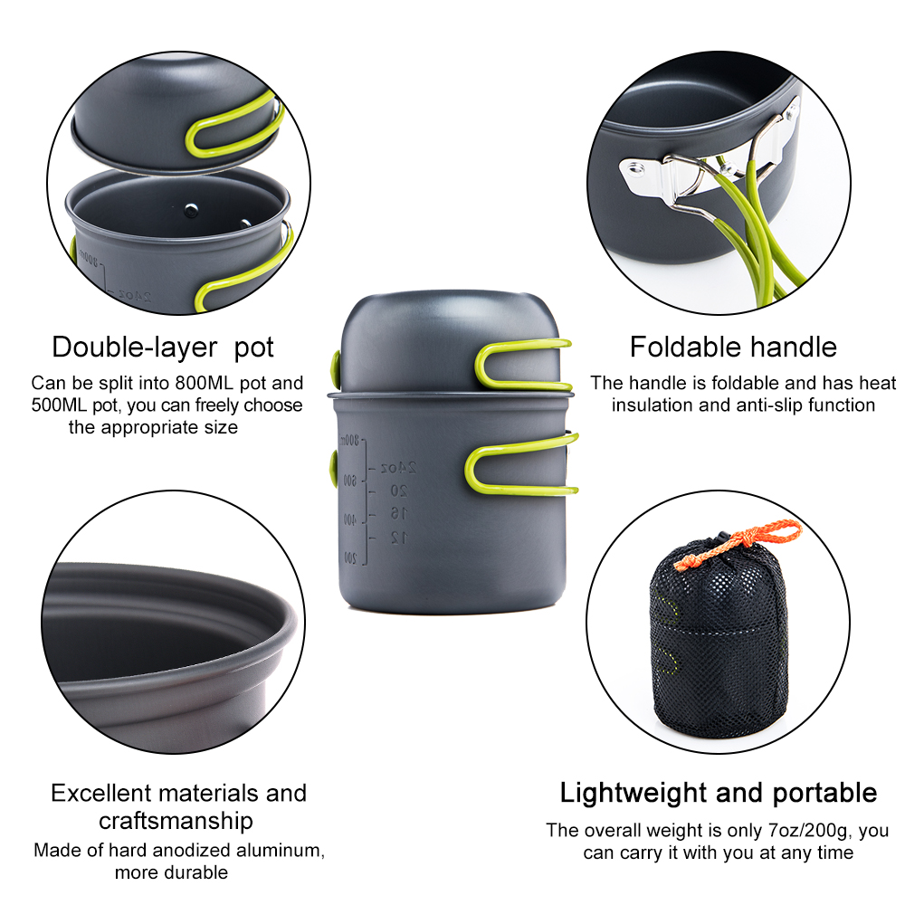Widesea Ultralight Kamp Tencer - Quality Camping Cooking Set incelemesi ve fiyatı