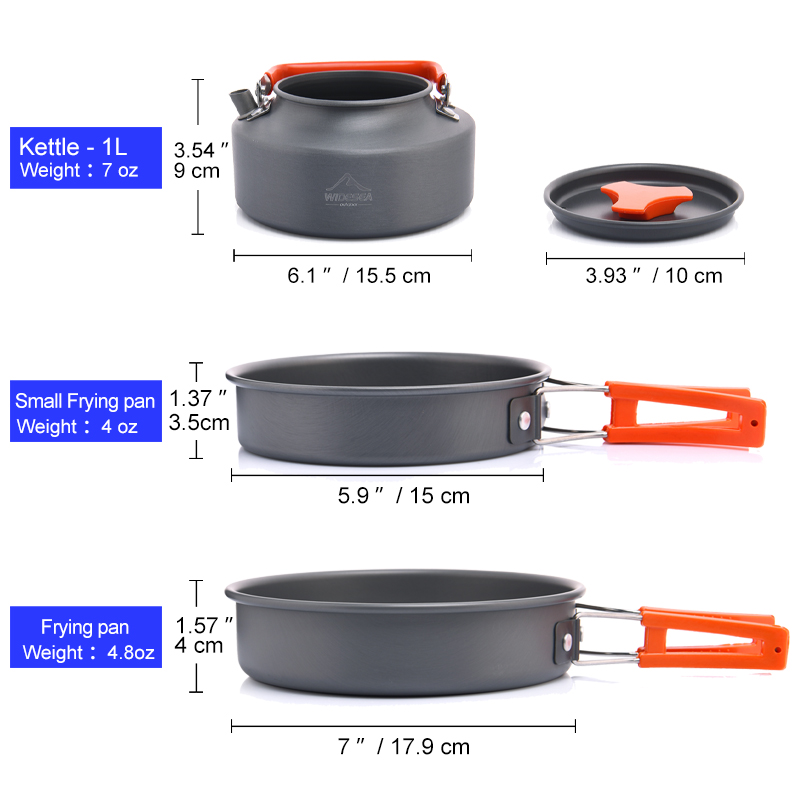 Widesea kamp açık TENCERE SETİ - Quality Camping Cooking Set incelemesi ve fiyatı